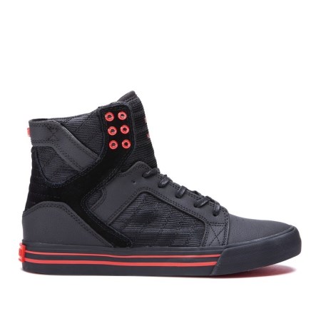 Supra Skytop Svart Høye Sneakers Dame [NO-3-V903]